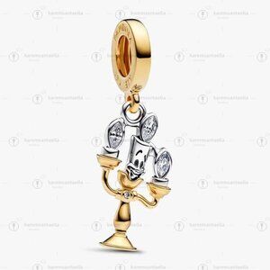 Pandora Disney Beauty and the Beast Lumiere Dangle Charm